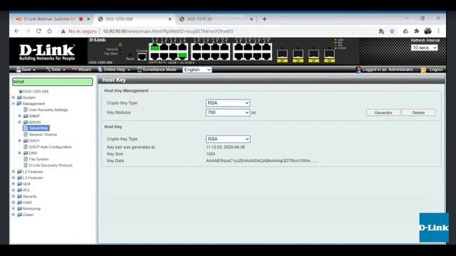 D Link Webinar Smart Switch 10 Gigabit DGS 1250