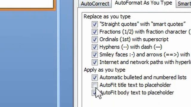 How to turn AutoFit text on or off in a presentation смотреть онлайн