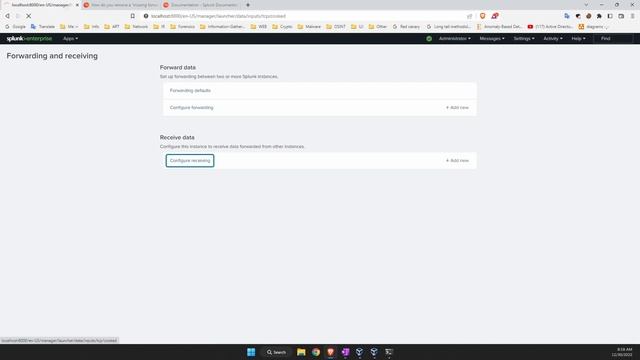 Splunk Enterprise - setup/install Splunk Universal Forwarder | بالعربي смотреть онлайн