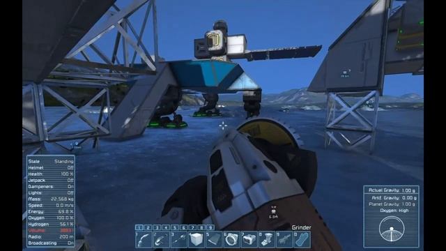 Space Engineers - S01E15 - Ice and Turrets Bad смотреть онлайн