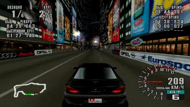 Sega GT (PC, 2002) - Night Section A (Arcade Race) смотреть онлайн