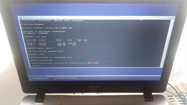 Systém Windows nelze nainstalovat na tento disk. Vybraný disk má styl oddílů GPT - GPT chyba (návod смотреть онлайн