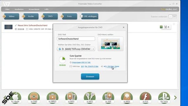 FreeMake Video Converter DVD Brennen смотреть онлайн