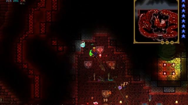 Terraria+TShock: Biome dungeons demo with replacemobs смотреть онлайн