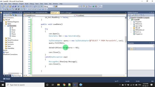Fill / Load DataGridView from Database - C# Development Tutorial 14 (Urdu/Hindi) смотреть онлайн