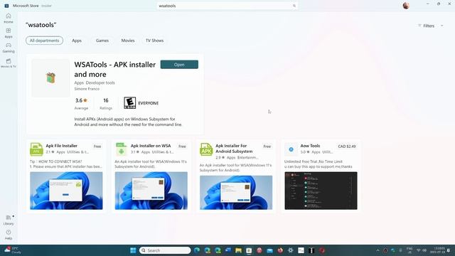Windows 11 Subsystem for Android How to sideload apps APK смотреть онлайн