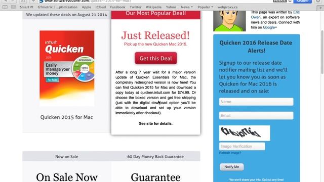 Quicken 2015 for Mac - How to apply a special offer code at SoftwareVoucher.com смотреть онлайн
