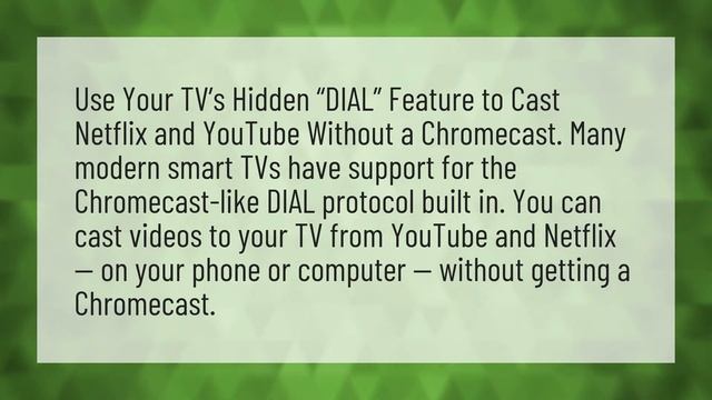 Can you cast to a smart TV without chromecast? смотреть онлайн