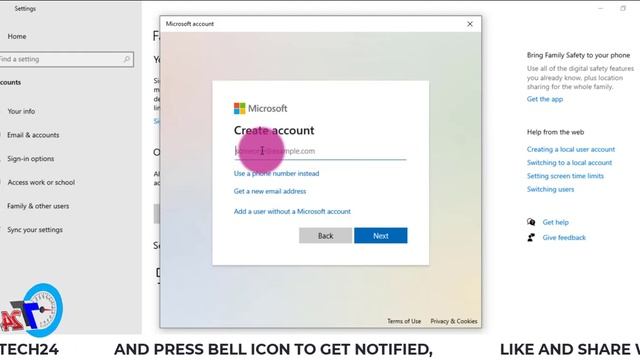How to Create a New User Account on Windows 10 | How to Create a Guest User Account смотреть онлайн