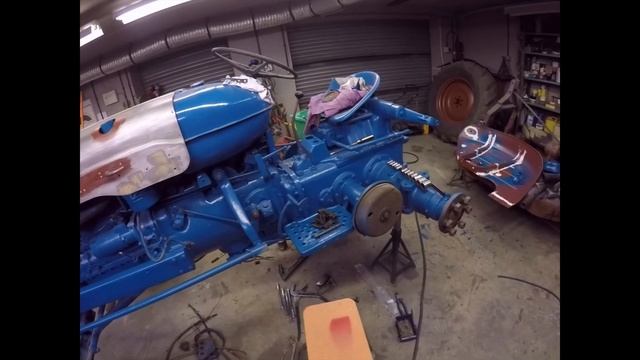 Fordson Major rebuild part 33, pedals and footboards. смотреть онлайн