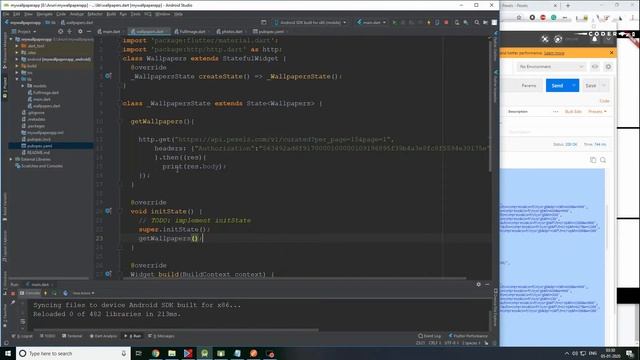 Flutter Wallpaper App | Flutter Tutorial For Beginners Android Studio | Lazy Coder смотреть онлайн