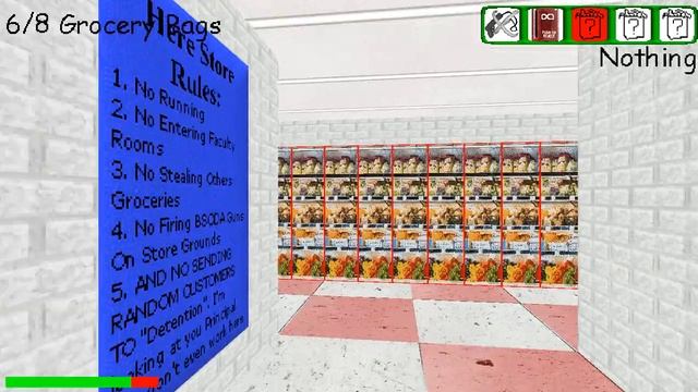Baldi Goes Shopping V1.1 - Baldi's Basics Full Game Public Demo Mod Update смотреть онлайн