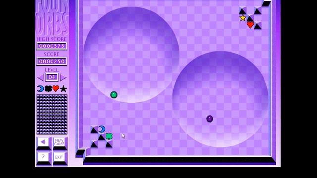 eBrainyGames : Four Orbs (Windows game 2000) смотреть онлайн