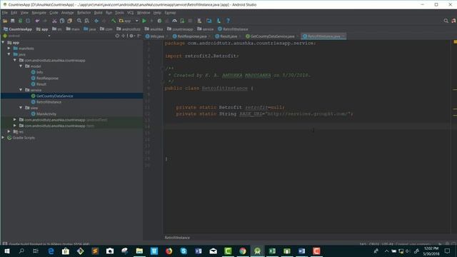 Android Retrofit 2 Tutorial: 14 Simple Retrofit Project Example Part 5 смотреть онлайн
