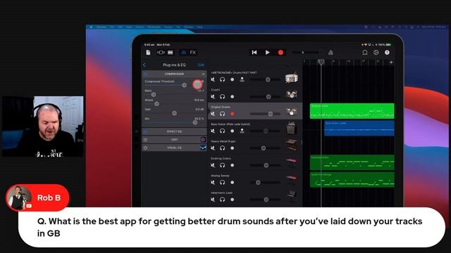 Tips for better DRUMS in GarageBand iOS (iPad/iPhone) смотреть онлайн