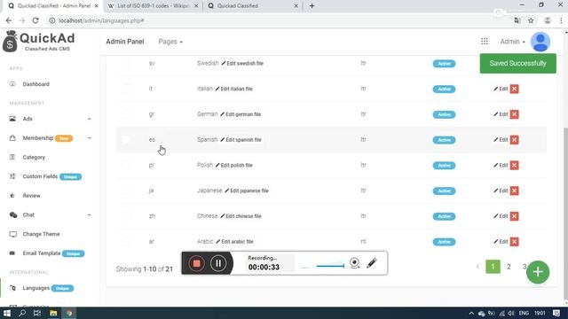 Quickad Classified Manage multi language смотреть онлайн