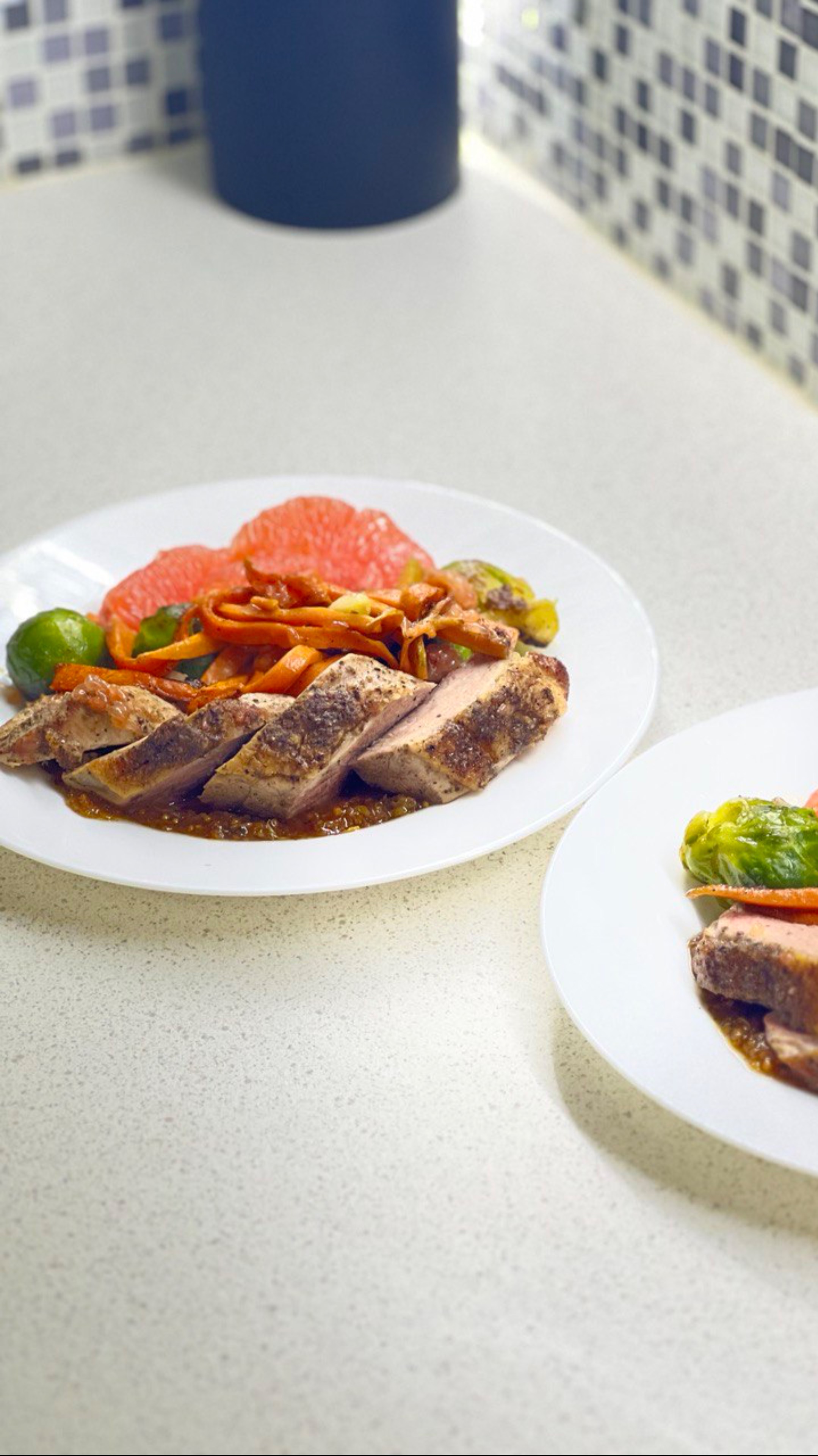 Утка с овощами. ПП рецепт