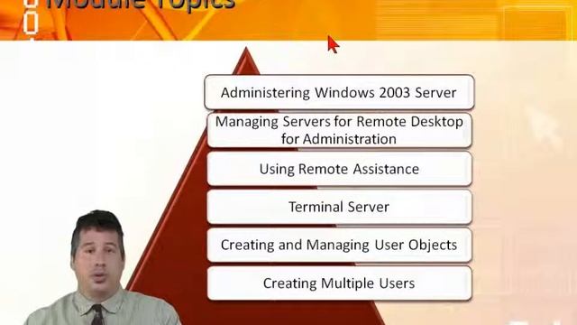 Learn about Microsoft Windows Server 2003 - Administration Part 1 from GogoTraining смотреть онлайн
