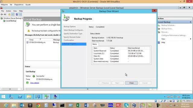 Windows Server 2012 - Disaster Recovery - Practica - Laboratorio Virtual - Parte2 смотреть онлайн