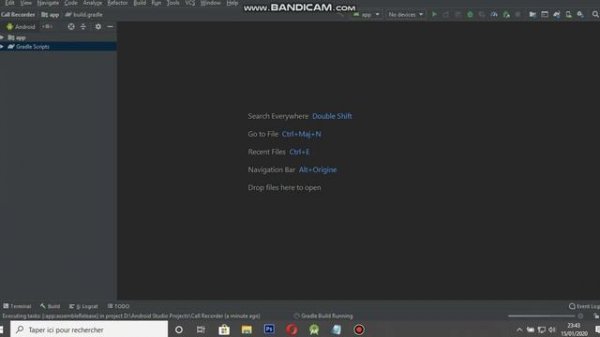 How to export the APK file of your project on android studio.