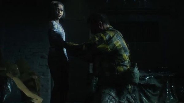 Тяжелая сцена с продавцом оружия! RESIDENT EVIL 2