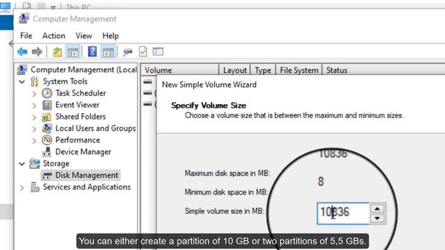 how to create partition in windows 10 & windows 11 | create new partition | how to extend c drive смотреть онлайн