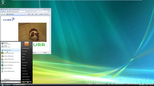 Hurr-Durr.exe on Windows Vista смотреть онлайн