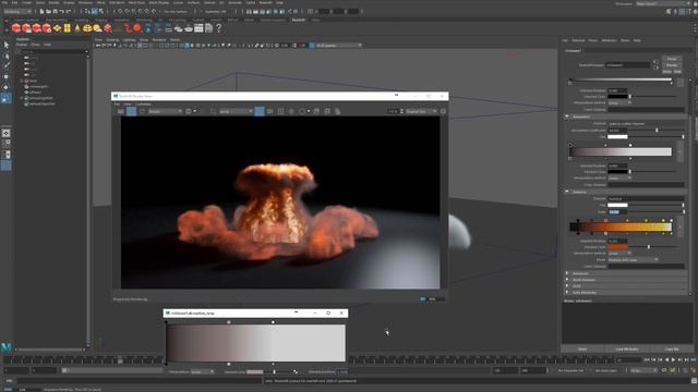 Redshift 2 Maya - Tutorial #19 - Direct Maya Fluid Rendering & Cleaning Volume Noise смотреть онлайн