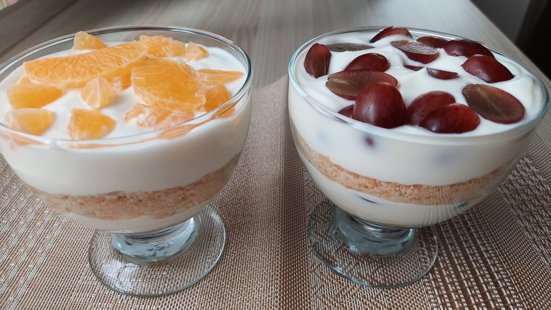 Вкусный десерт с творогом и фруктами за 5 минут! Творожный десерт -легкий рецепт! смотреть онлайн