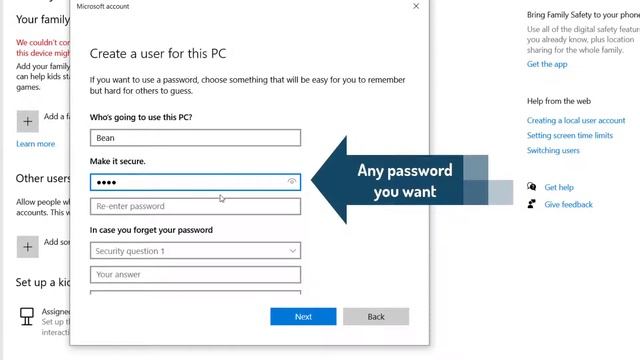 How to add user in Windows 10 without Microsoft account смотреть онлайн
