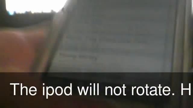 Ipod touch 3g rotation problem смотреть онлайн