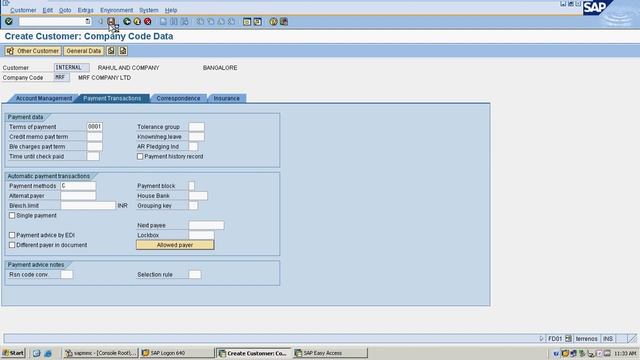 SAP Accounts receivable process flow - Live demo in the system смотреть онлайн