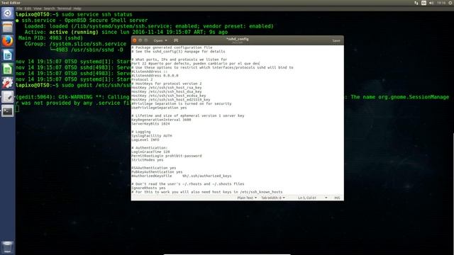 Instalar OPEN SSH SERVER en Ubuntu 16 04 смотреть онлайн