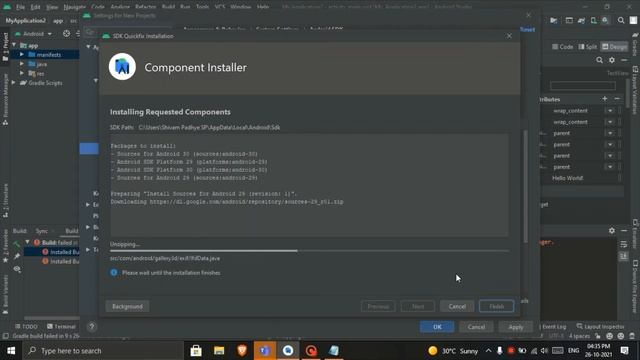 Remove and install SDK Manager in Android Studio | SDK Manager Error 100% Solved in windows 10 смотреть онлайн