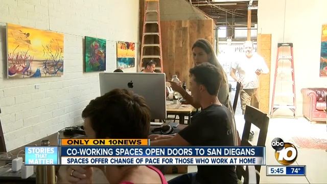 Co-working spaces open doors to San Diegans смотреть онлайн