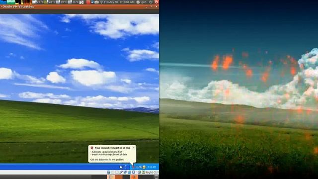 Ubuntu 10.10 Dual Monitor ATI HD4670 смотреть онлайн