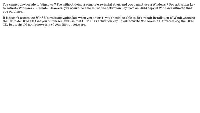 Downgrade from Windows 7 Ultimate to Professional without reinstall? (5 Solutions!!) смотреть онлайн