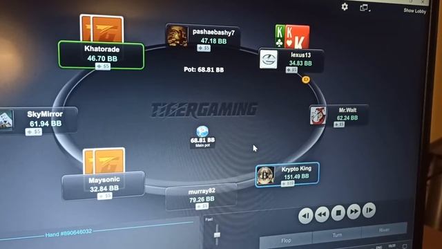 Bad beat poker Tigergaming WTF смотреть онлайн