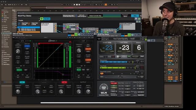 Streaming Audio Volume Leveling With Live Professor 2, Loopback, And Waves