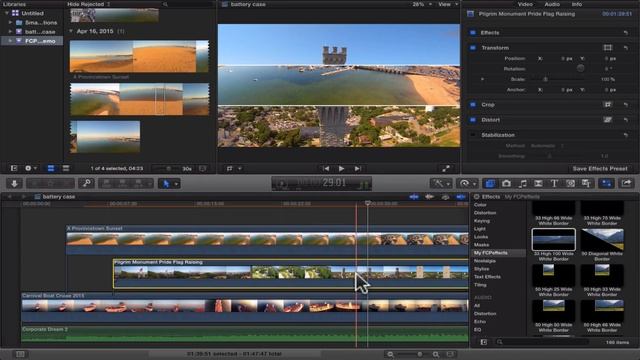 Final Cut Pro Special Effects - Screen Splitter 2 смотреть онлайн