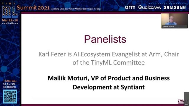 tinyML Summit 2021: Edge ML hardware for every application смотреть онлайн