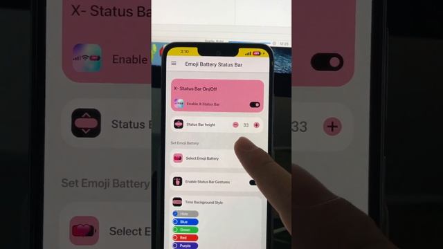 Emoji Battery Status Bar смотреть онлайн