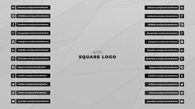 Social Media Links Final Cut Pro Templates смотреть онлайн