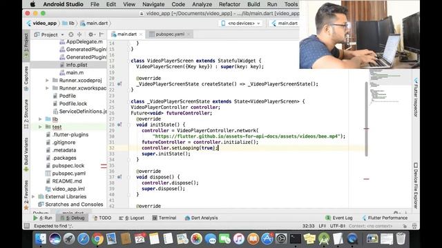 Flutter Video Player - Playing Videos in Flutter App | Flutter App development смотреть онлайн