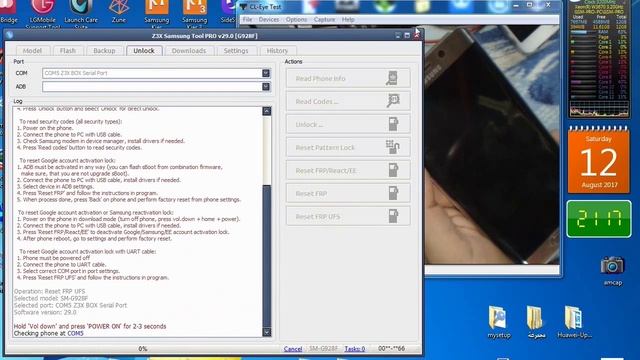 samsung s6 edge plus binary 5 android 7 frp bypass 100% ok with z3x смотреть онлайн