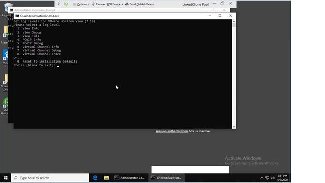 KB 1025887 Changing Agent Logging Level with the Admin User for VMware Horizon смотреть онлайн