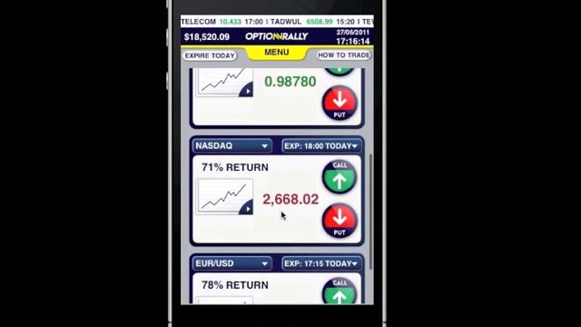 Binary options - Trade on your iPhone & iPad | By OptionRally.com смотреть онлайн