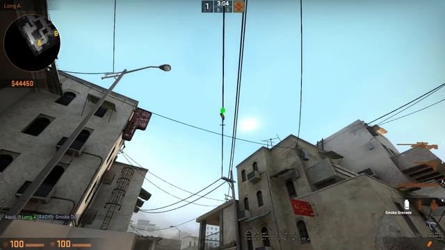 CSGO - QT #1 Proper one-way smoke on long A - de_dust 2 смотреть онлайн