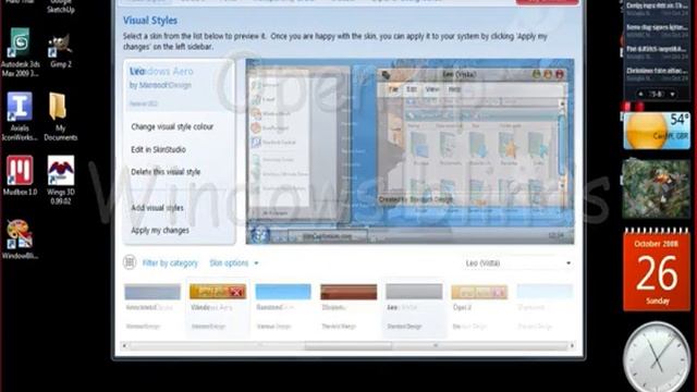 How to change your theme in XP or Vista смотреть онлайн