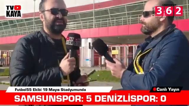 Samsunspor- Denizlispor: 5-0 Stattan Canlı Yayın смотреть онлайн